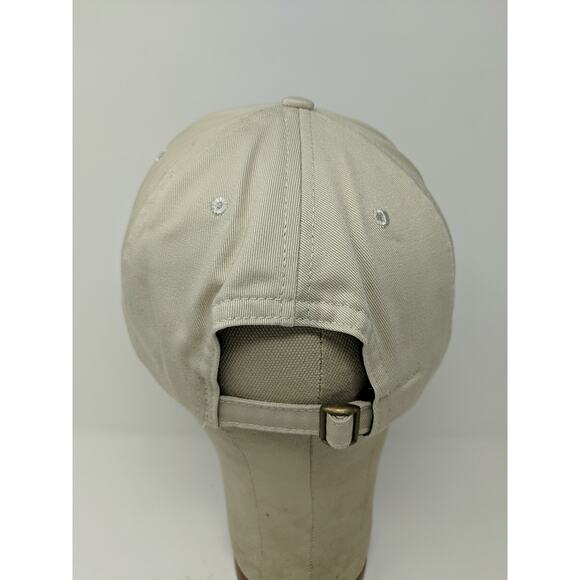 Mens KTA Kansas Trapshooters Association Hat Slideback OSFA Tan & Black Made USA - Picture 6 of 11